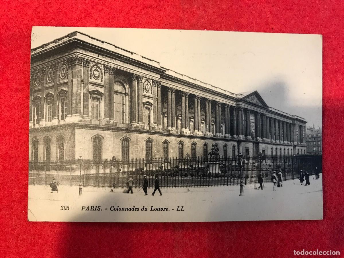 Cartoline: POSTAL. PARIS. COLONNADES DU LOUVRE (POSTAL NO ESCRITA ) FRANCIA.