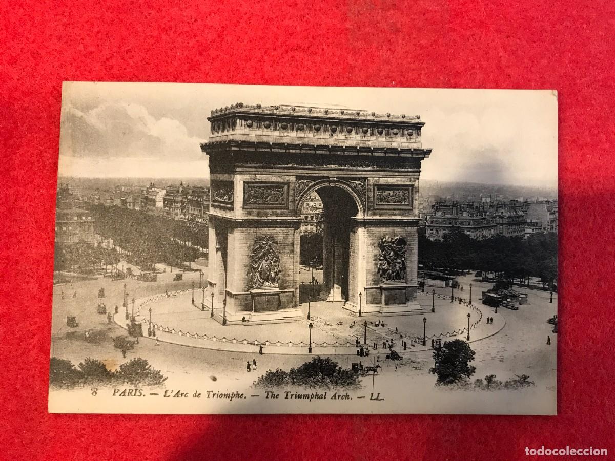 Cartoline: POSTAL. PARIS. L'ARC DE TRIOMPHE (POSTAL NO ESCRITA ) FRANCIA.