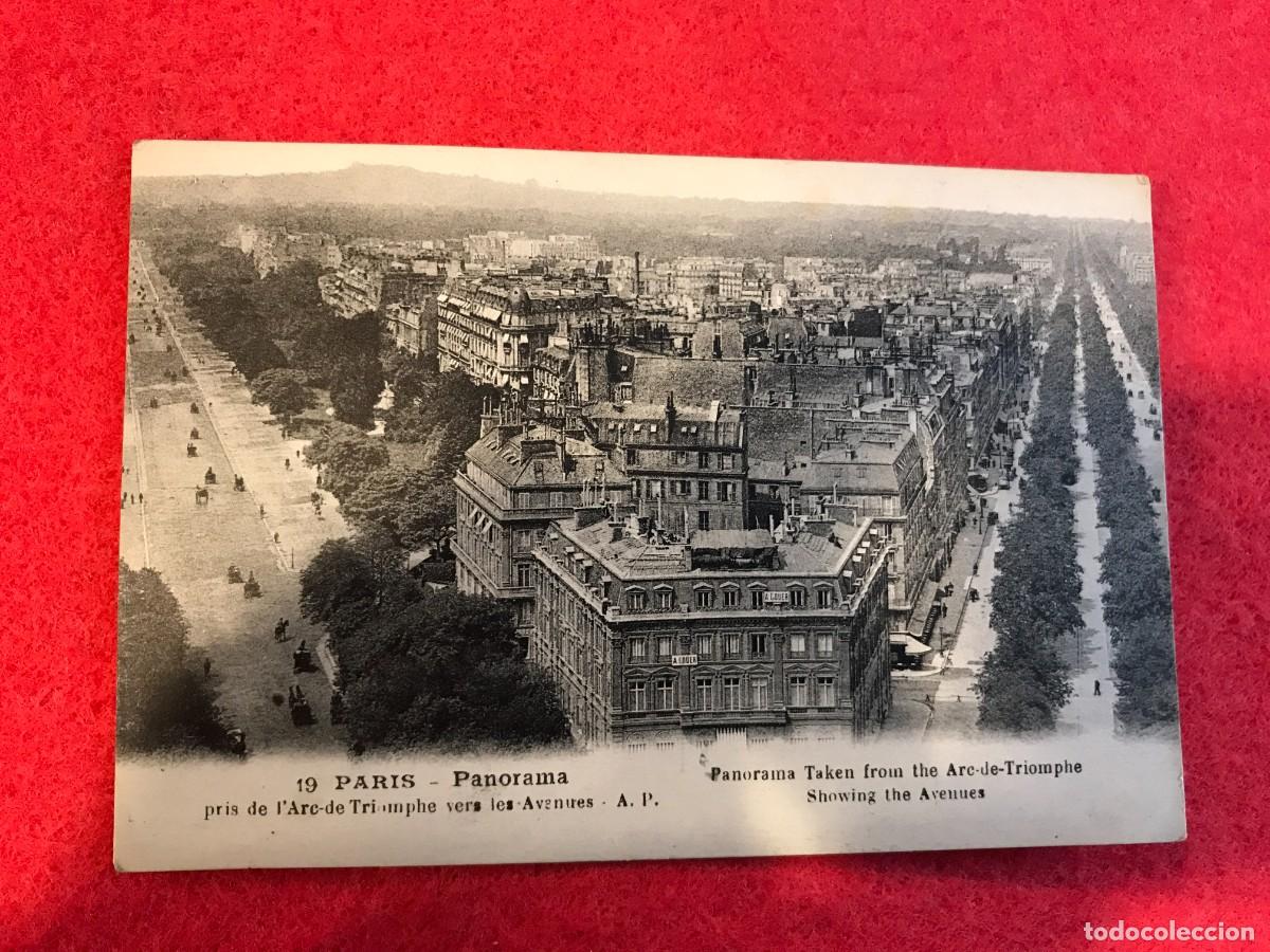 Cartoline: POSTAL. PARIS. PANORAMA PRIS DE L'ARC DE TRIUMPHE.... (POSTAL NO ESCRITA ) FRANCIA.