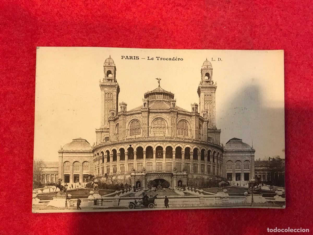 Postkarten: POSTAL. PARIS. LE TROCADERO. (POSTAL ESCRITA ) FRANCIA