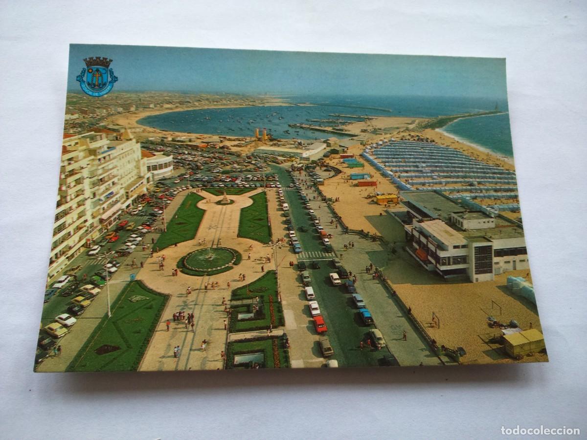 Postais: POSTAL -- PASEO ALEGRE Y PUERTO DE PESCA -- PORTUGAL --