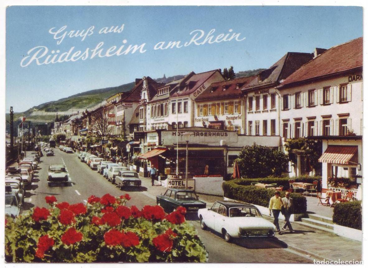 Postales: Alemania: R&uuml;desheim am Rhein. Sch&ouml;ning & Co. No circulada (A&ntilde;os 70)