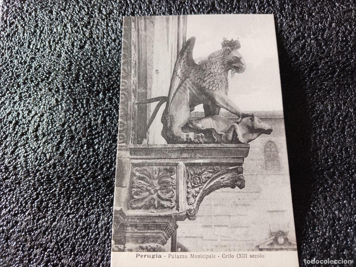 Cartes Postales: 2458 peruggia palazzo comunale, grifo