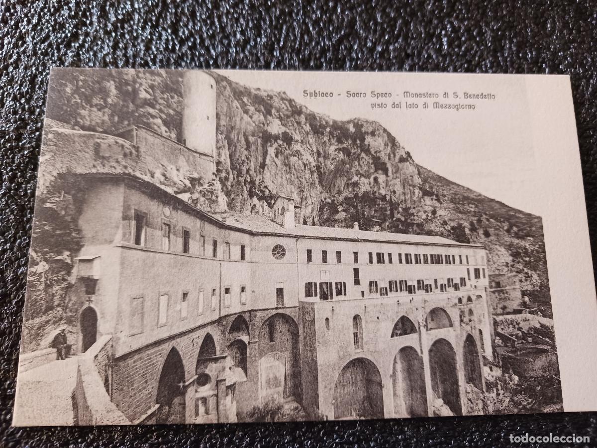 Cartoline: subiaco, monastero di s. benedetto, visto de mezzogiorno