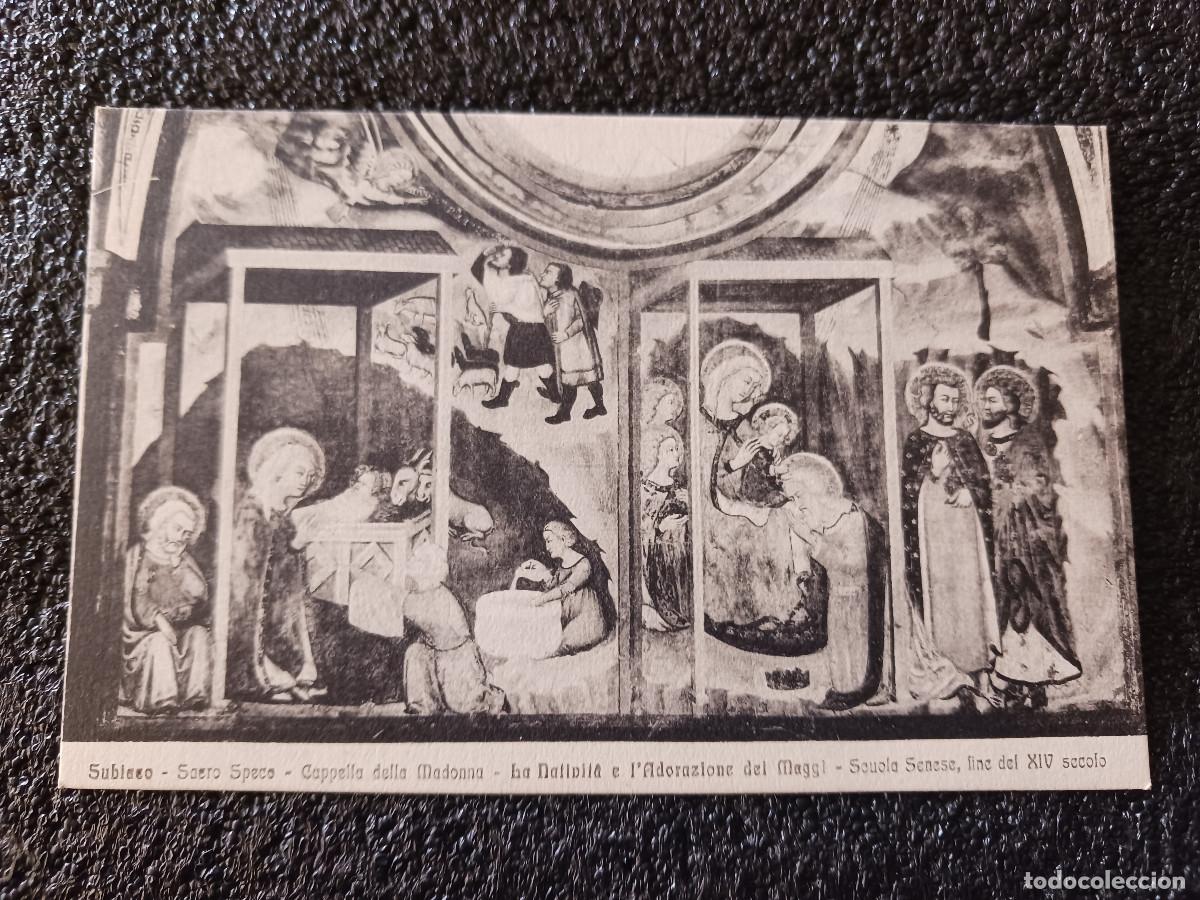 Cartoline: subiaco, il sacro speco capella della madonna