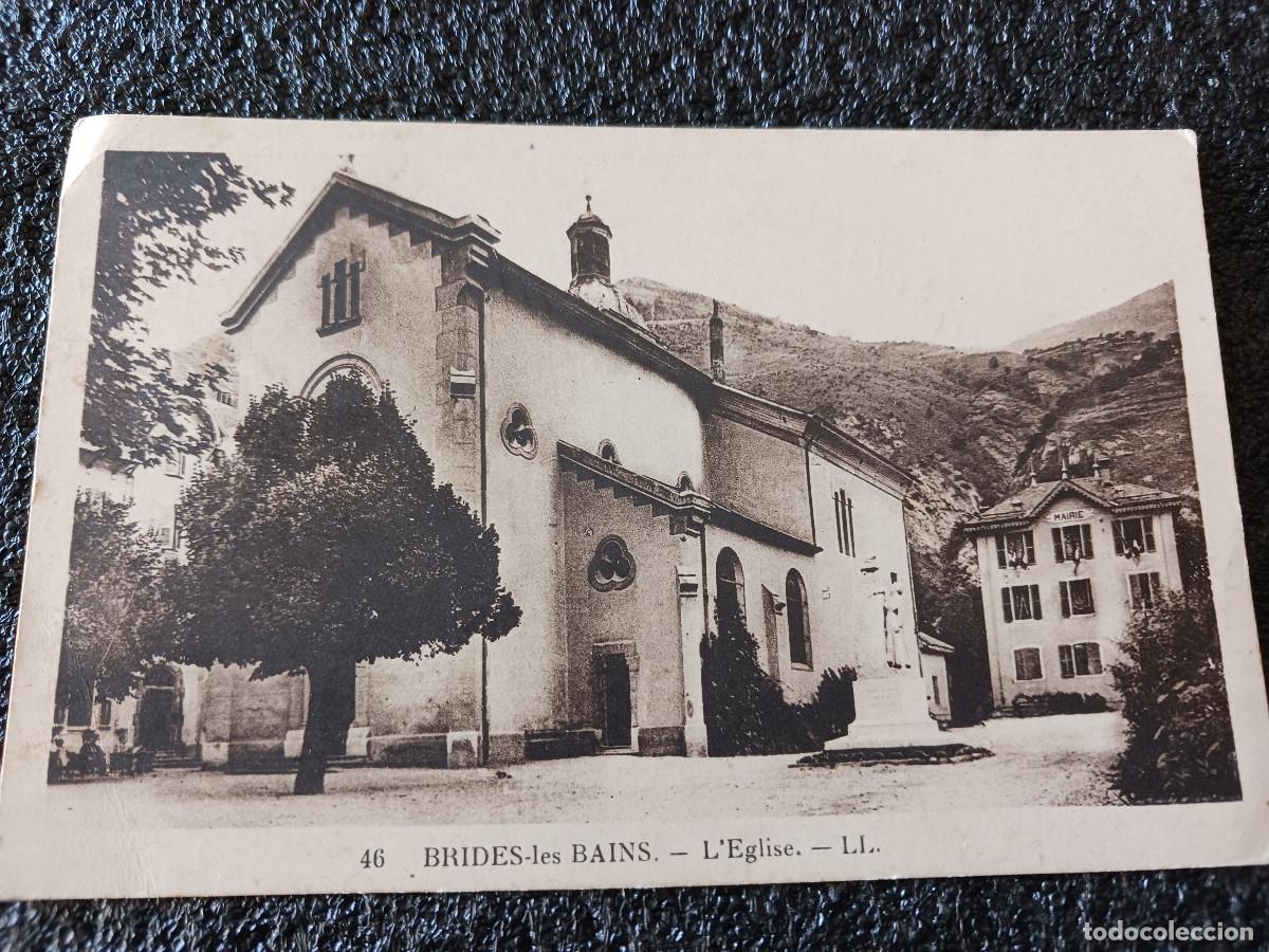 Cartes Postales: 46 brides les bains, l`eglise, escrita