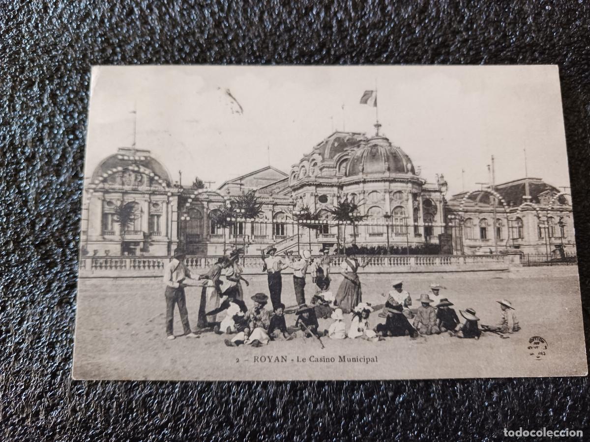 Postcards: 2 royan le casino municipal, circulada a&ntilde;os 20