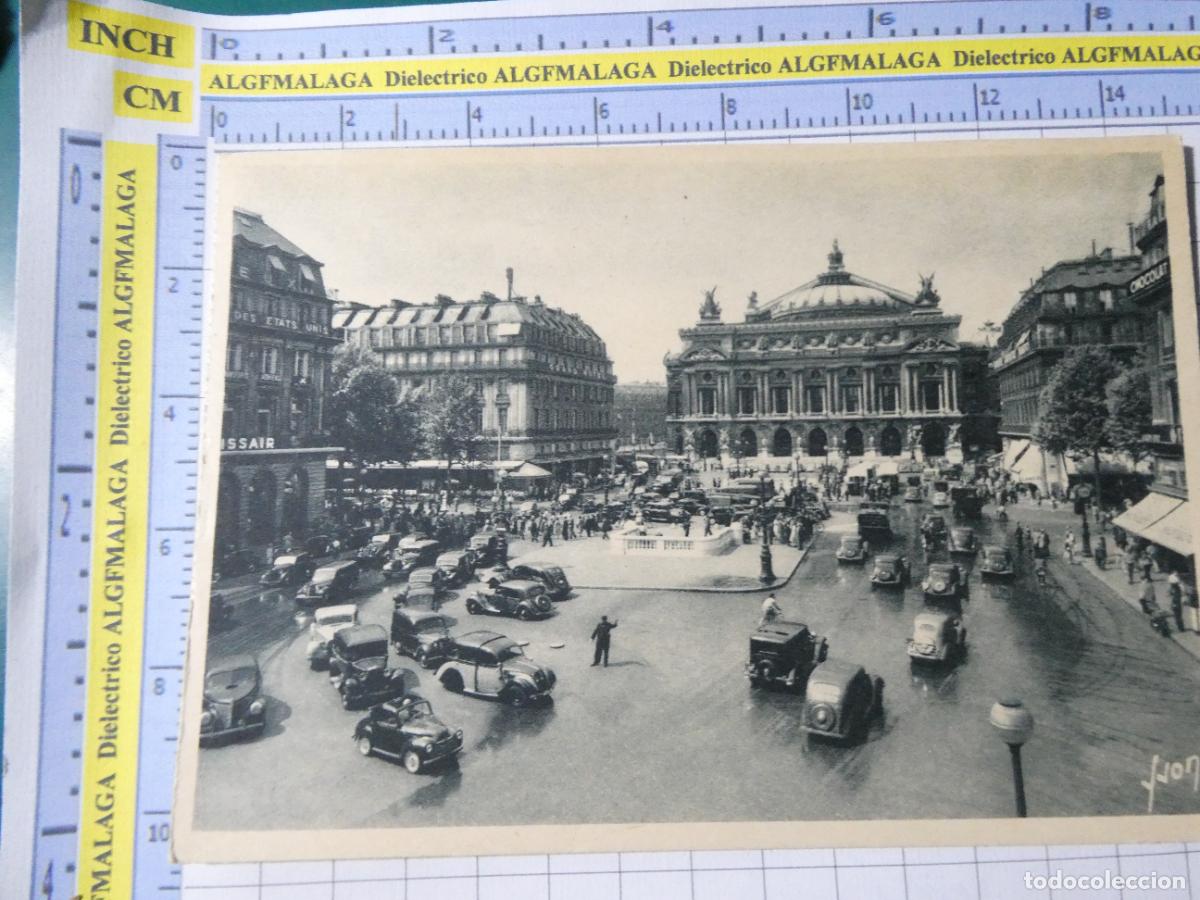 Postkarten: POSTAL DE FRANCIA. PARIS PLACE DE L'OPERA COCHES 1148