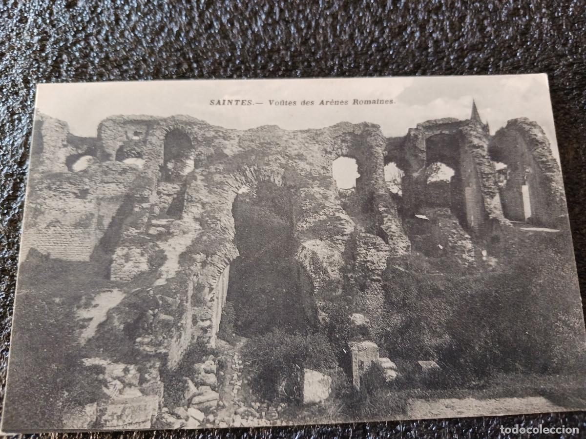 Cartes Postales: saintes, voutes des arenes romaines, escrita