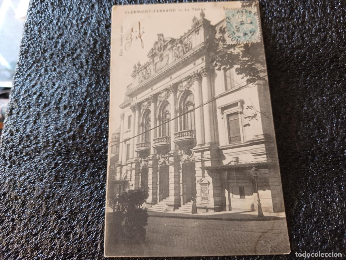 Cartes Postales: clermond ferrand, le theatre, circulada 190?