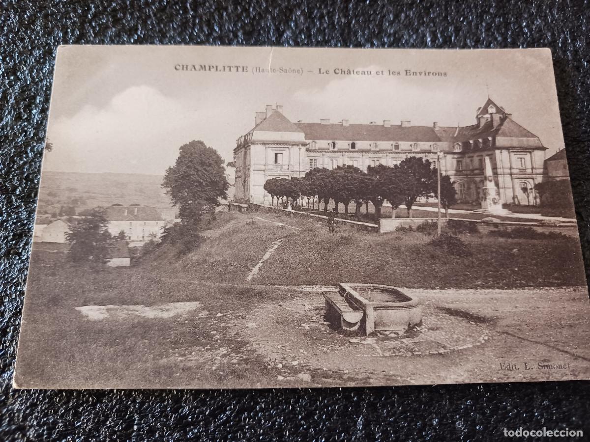 Cartes Postales: champlitte, le chateau et les environs, circulada 1924
