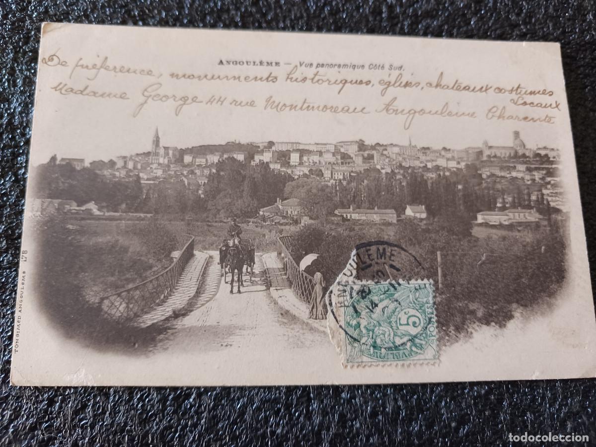 Cartes Postales: angouleme, vue panoramique, circulada 1925
