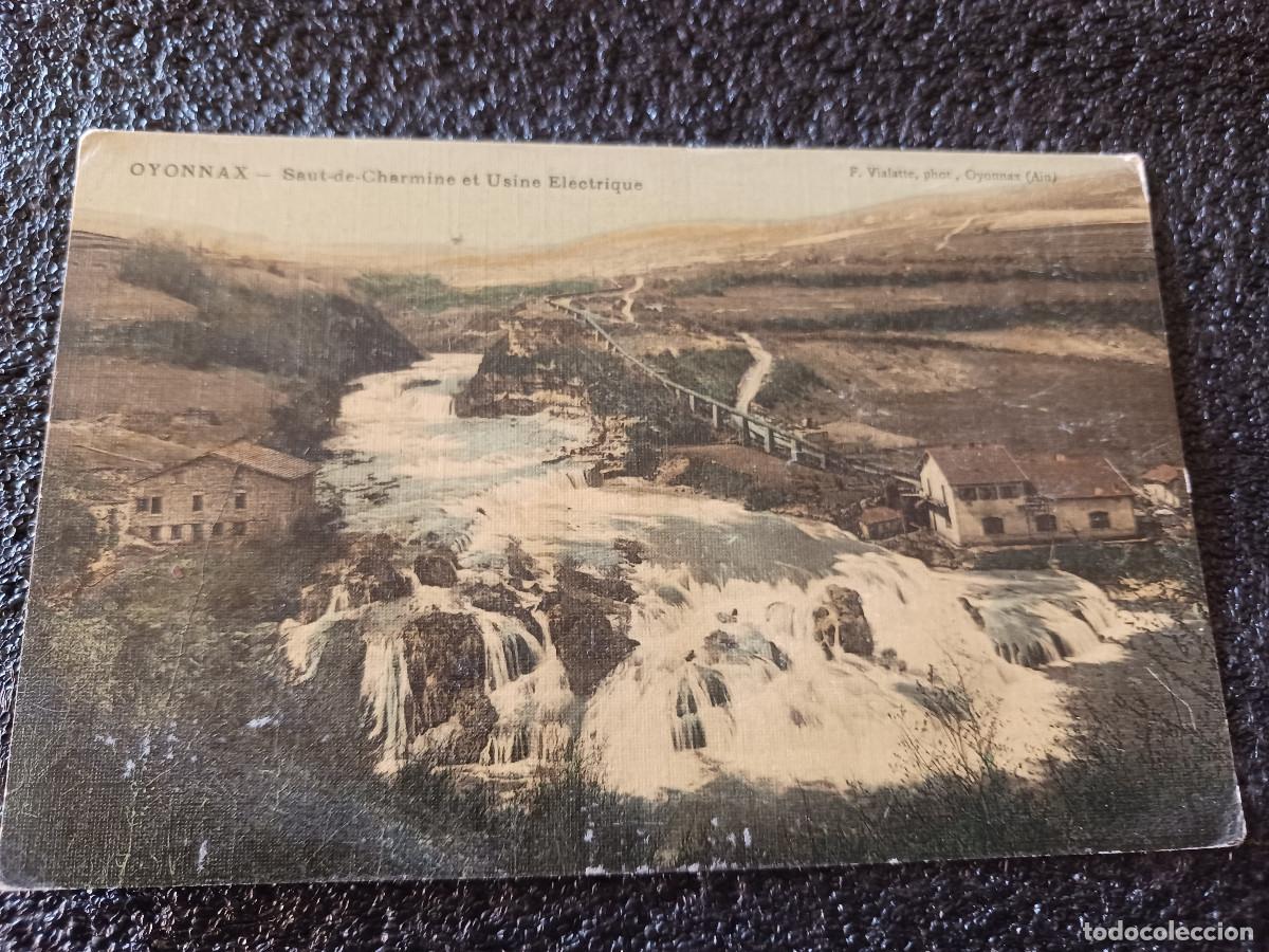 Cartes Postales: ayonnax saut de charmine et usine electrique, circulada 1908