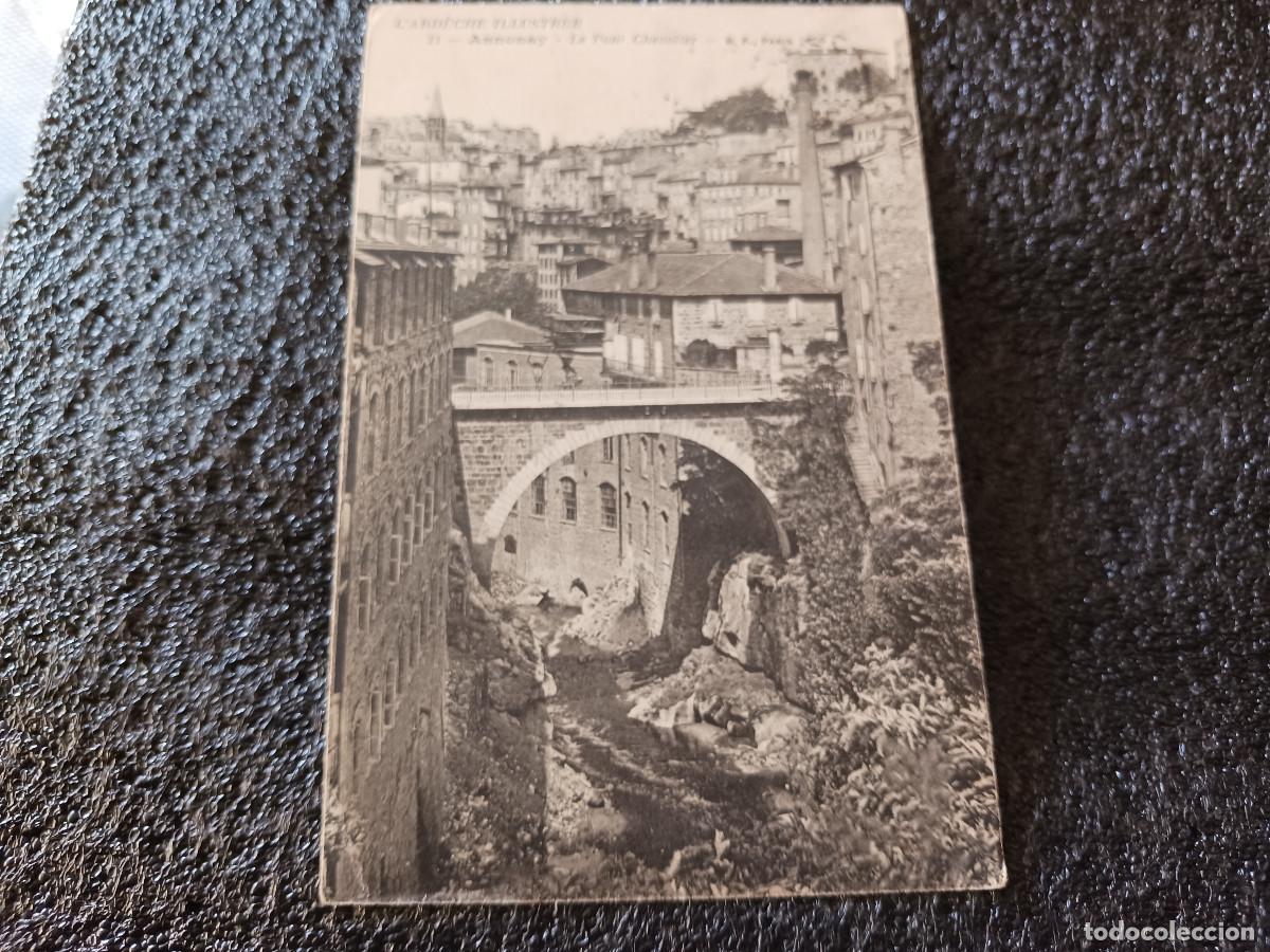 Cartes Postales: 11 annonay, le pont chevalier, escrita