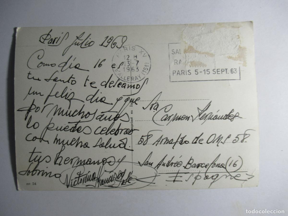 Postales: Par&iacute;s - Souvenir de - Varios aspectos - Foto 2