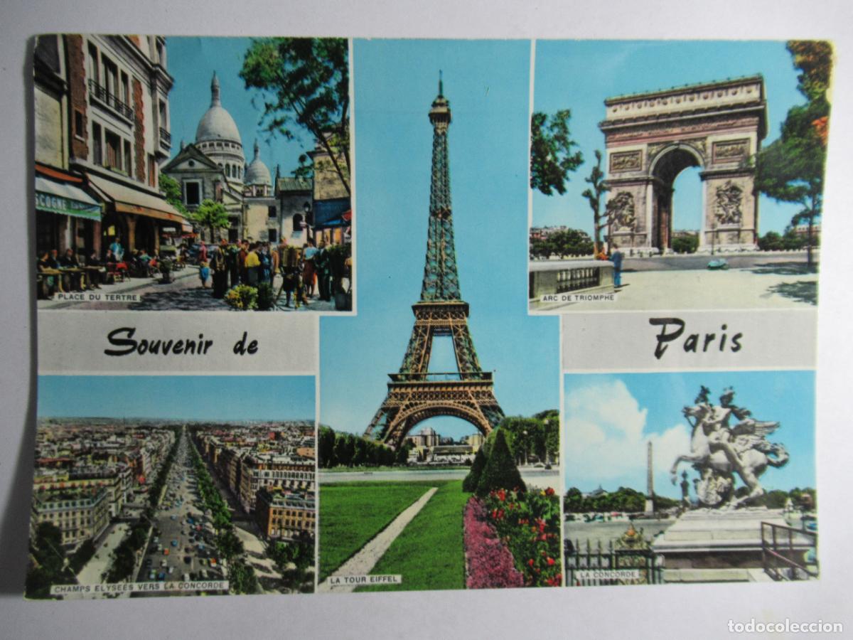 Postales: Par&iacute;s - Souvenir de - Varios aspectos - Foto 1