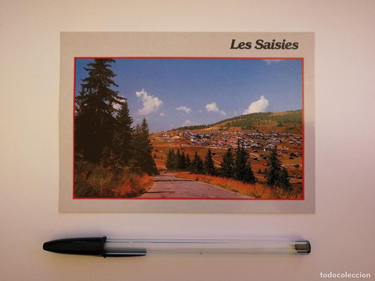 Postales: POSTAL ORIGINAL -10*15- LES SAISIES - POSTALES - ESTACION DE ESQUI - FRANCIA