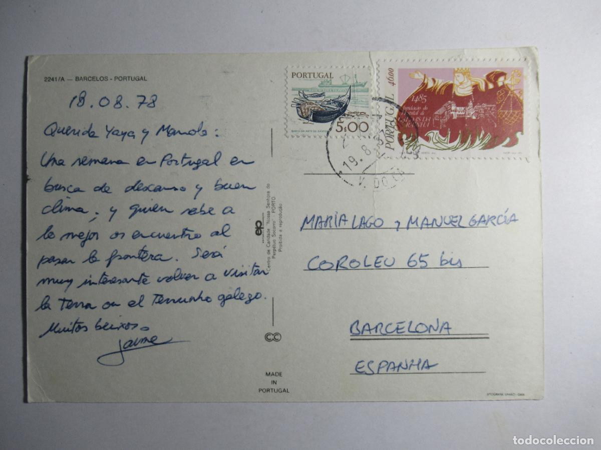 Postales: Barcelos - Portugal - Circulada - Foto 2