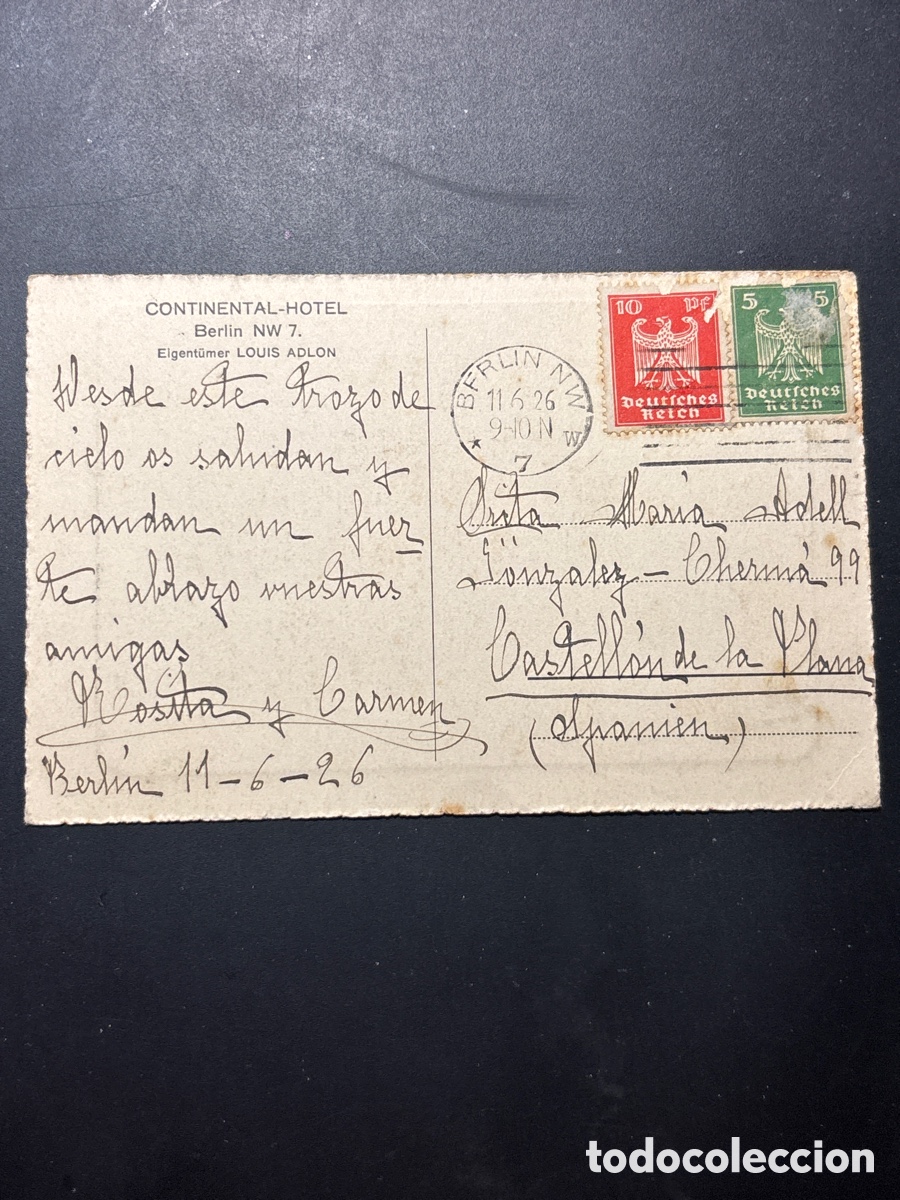 Postales: Antigua postal. Berl&iacute;n. - Foto 3