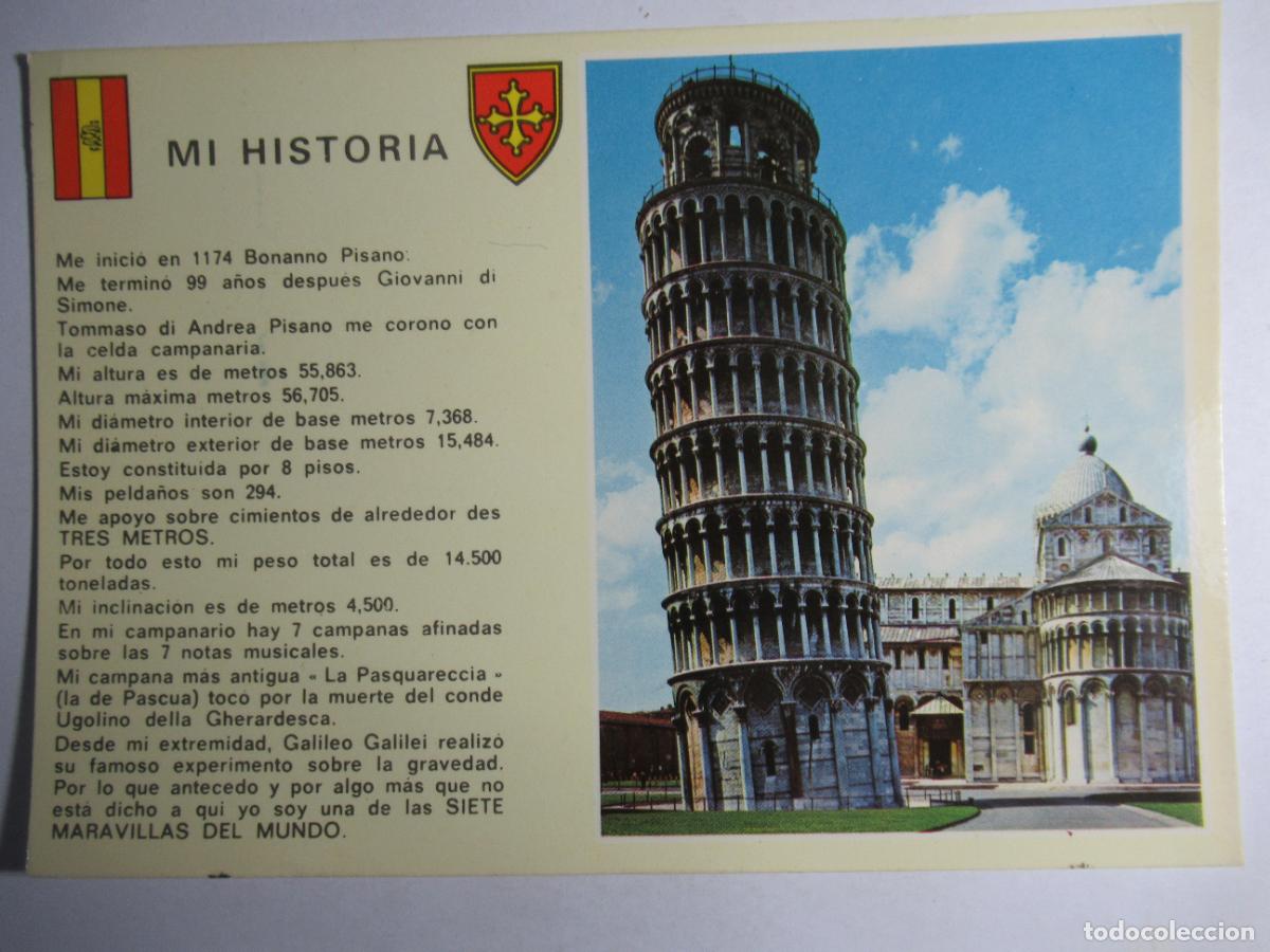 Postales: Torre de Pisa - Italia - Foto 1