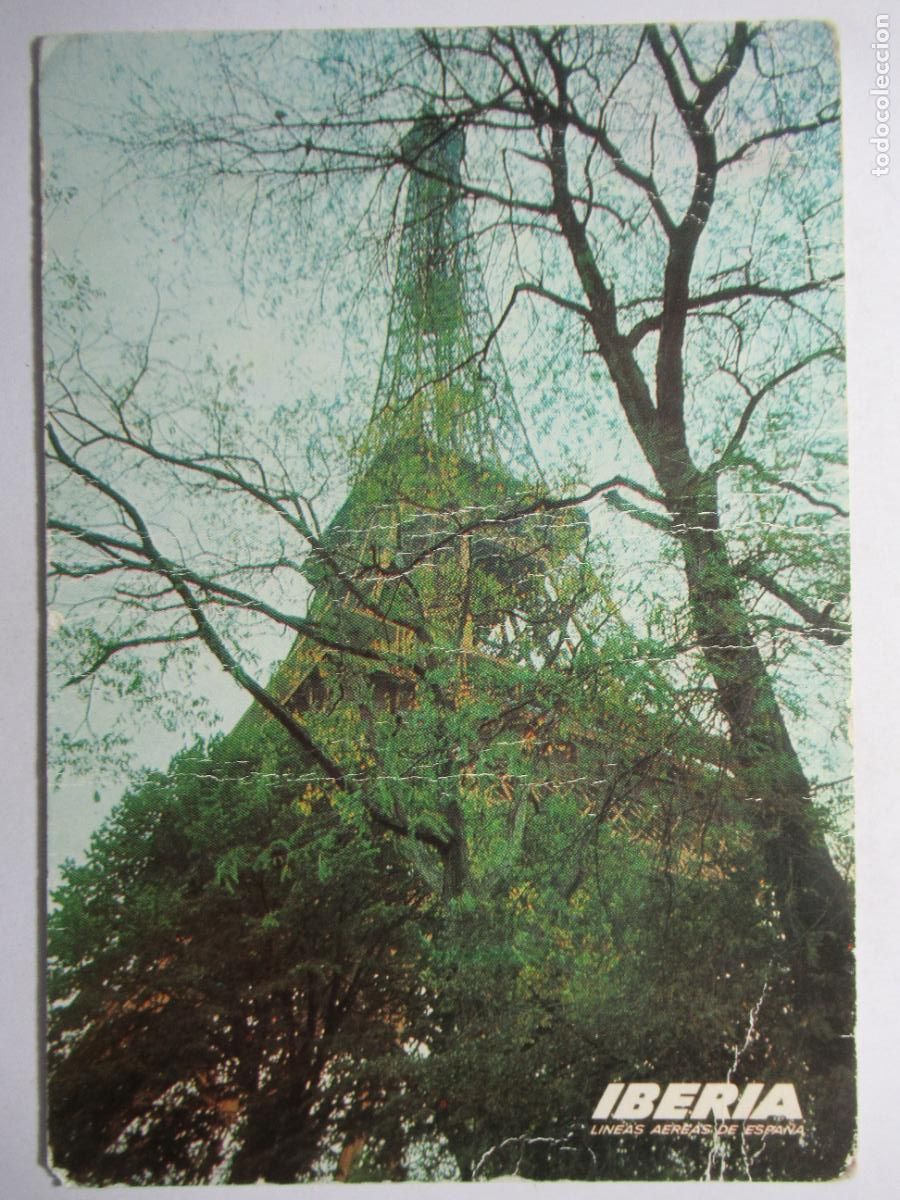 Postales: Par&iacute;s - Torre Eiffel - Iberia - Foto 1