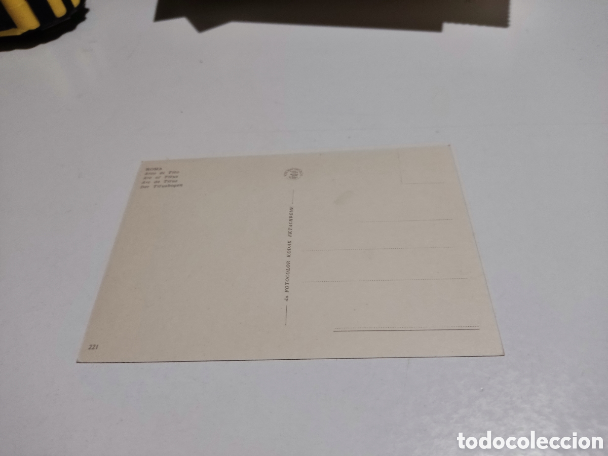 Postales: Postal Roma arco de Tito - Foto 2