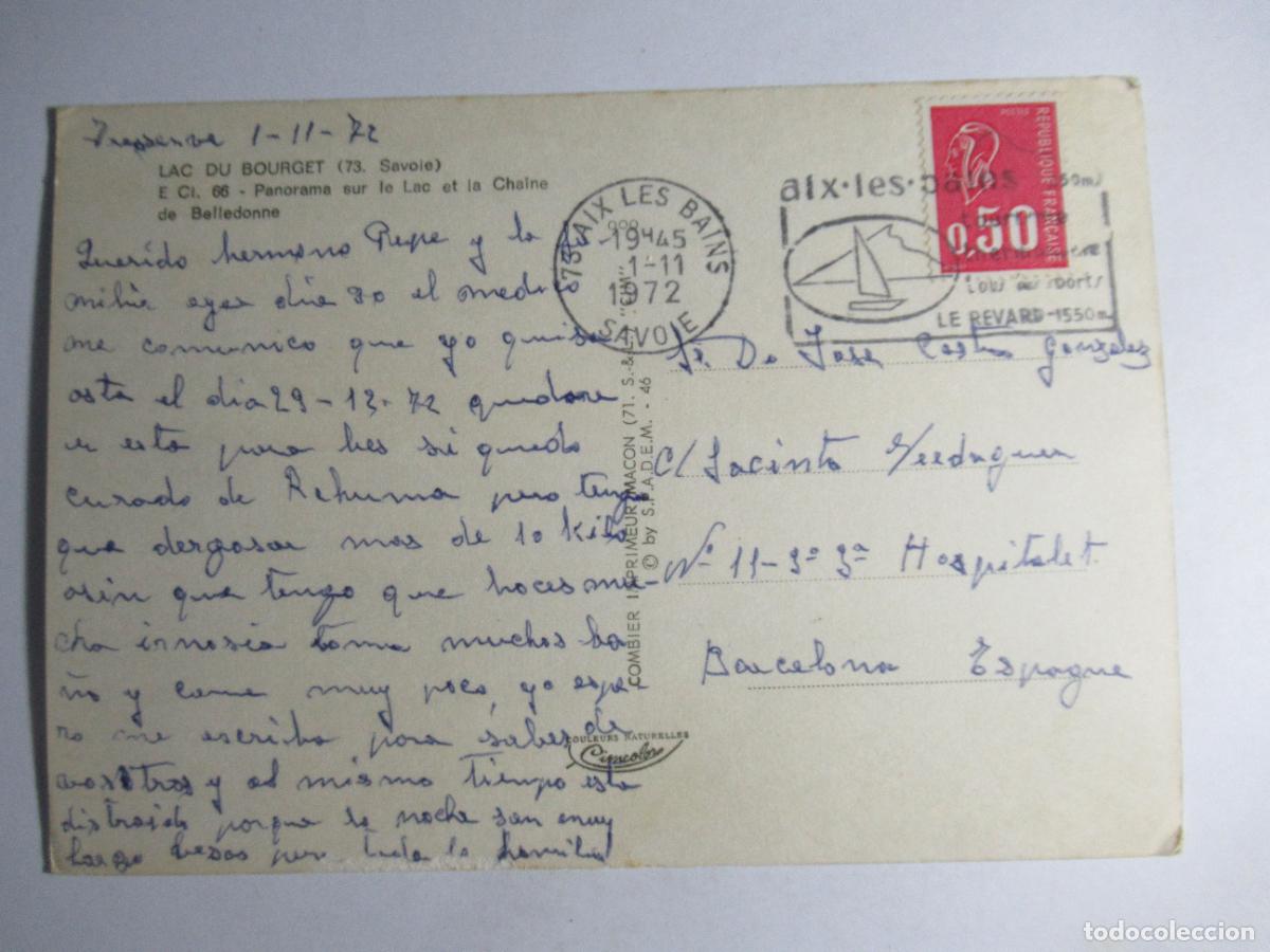 Postales: Francia - Lac du Bourget - Foto 2