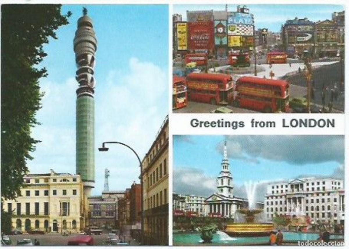 Cartoline: GREETINGS FROM LONDON - LONDRES / INGLATERRA