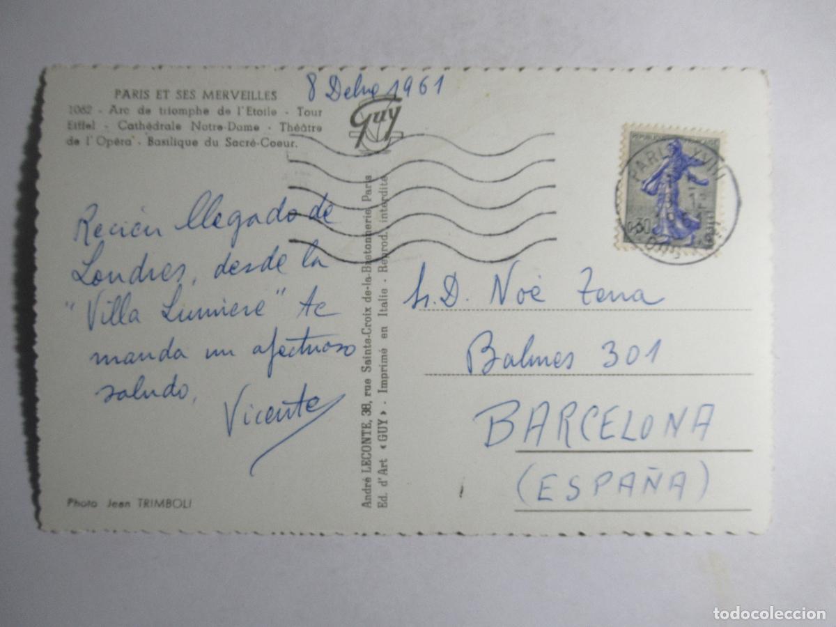 Postales: Par&iacute;s - Varios aspectos - Foto 2