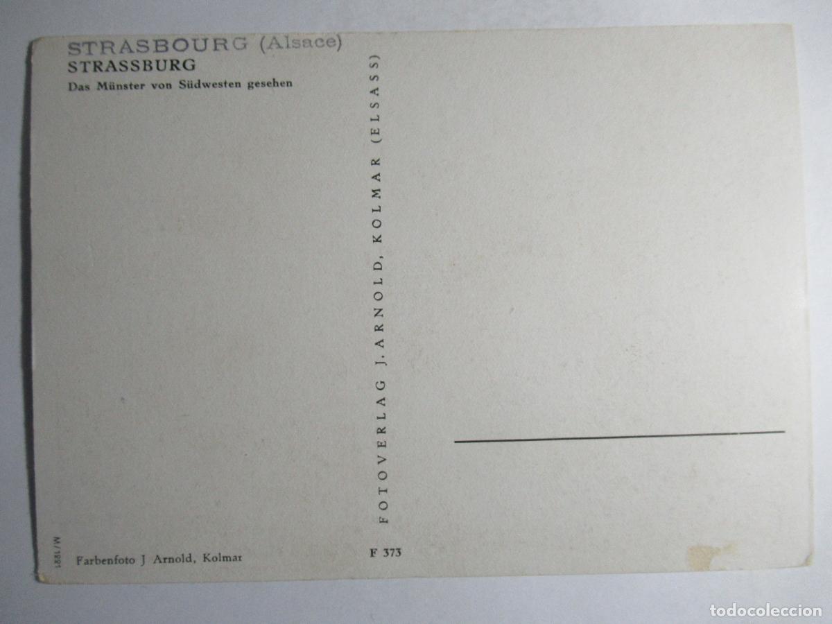Postales: Strasbourg (Alsace) S/C - Foto 2