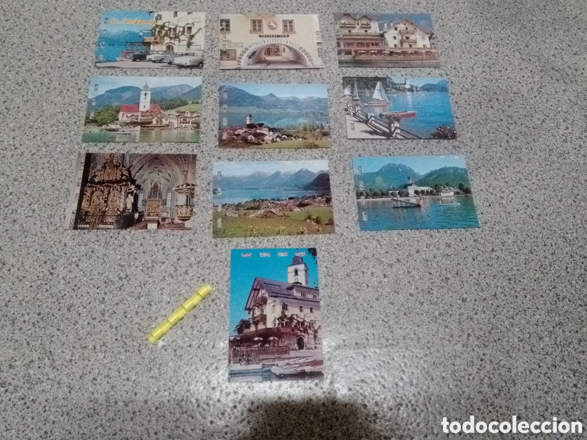 Postales: 10 postales block St. Wolfgang Austria - Foto 2