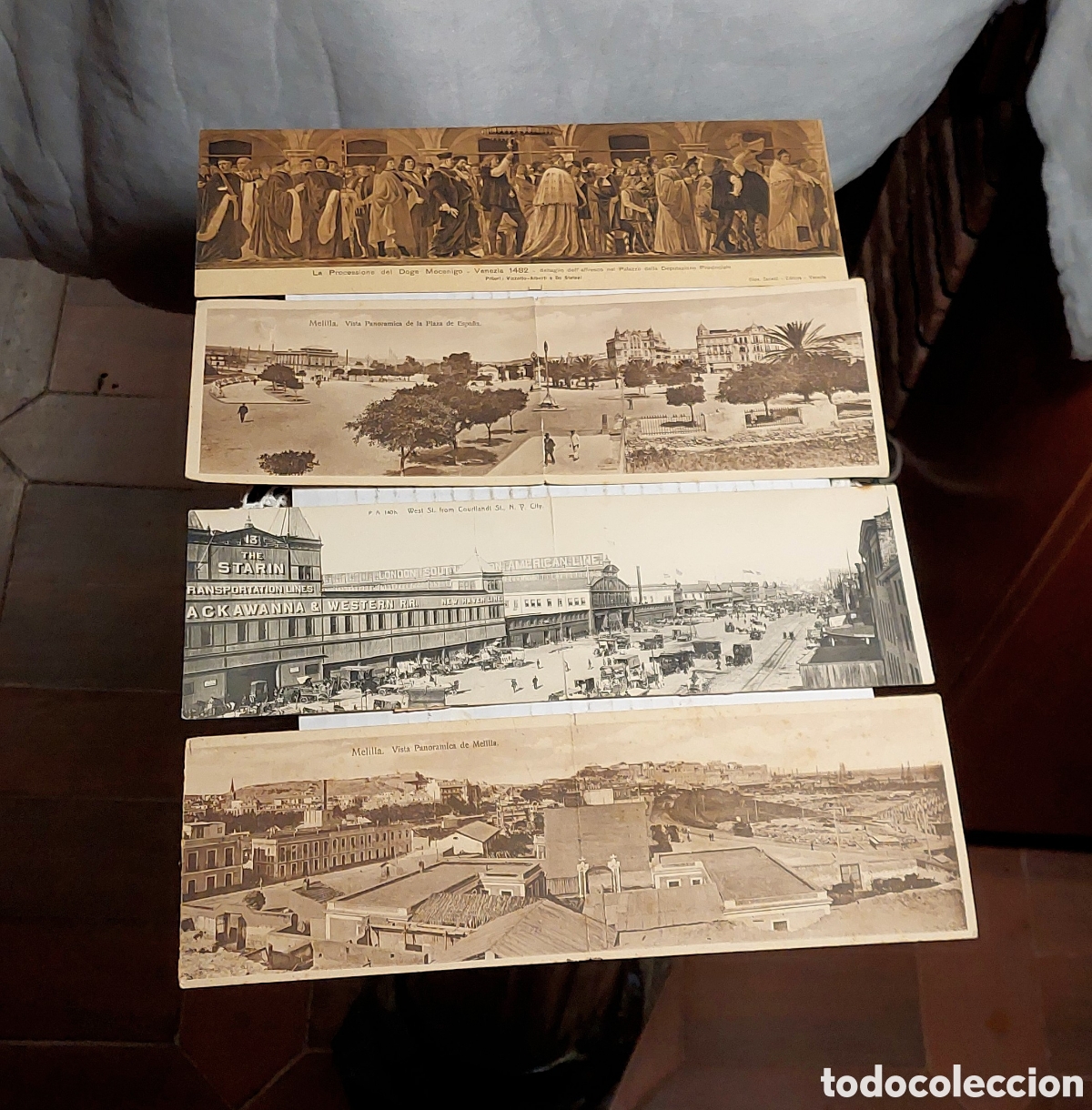Postais: cartulina postal - lote 4 postales antiguas