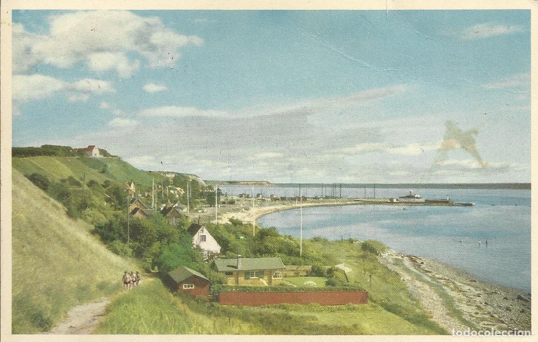 Postales: Hven. Kyrkbacken. Suecia. 9x14 cm. Postal. 1956. Escrita con sello.