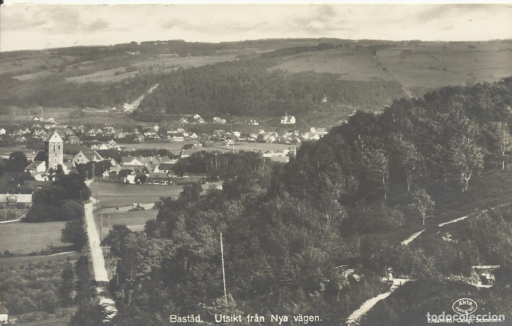 Postales: Bastad. Suecia. 9x14 cm. Postal. 1925. Escrita con sello.