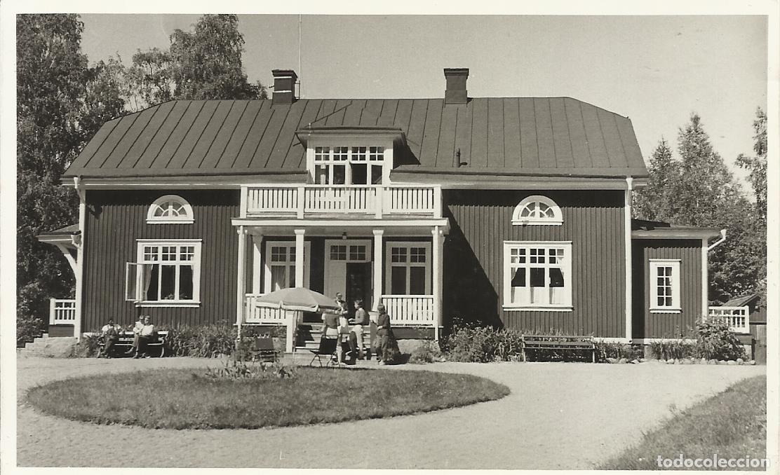 Postales: Casa. Suecia. 9x14 cm. Postal. 1959. Escrita con sello.