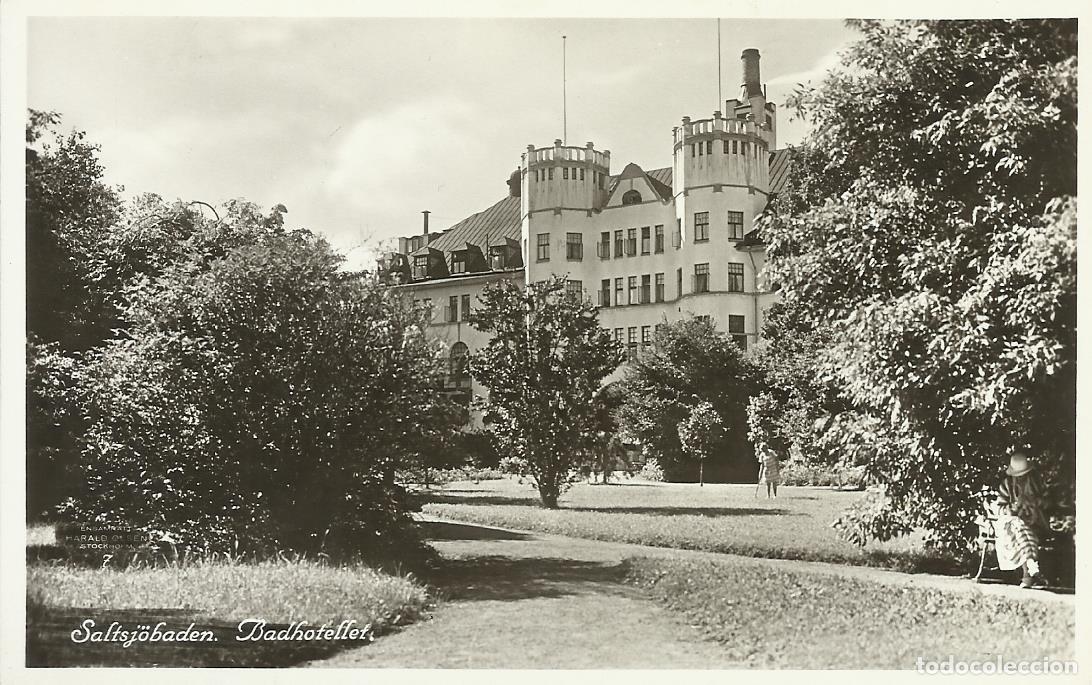 Postales: Saltsjobaden. Badhotellet. Suecia. 9x14 cm. Postal. Sin escribir. 1940 aprox.