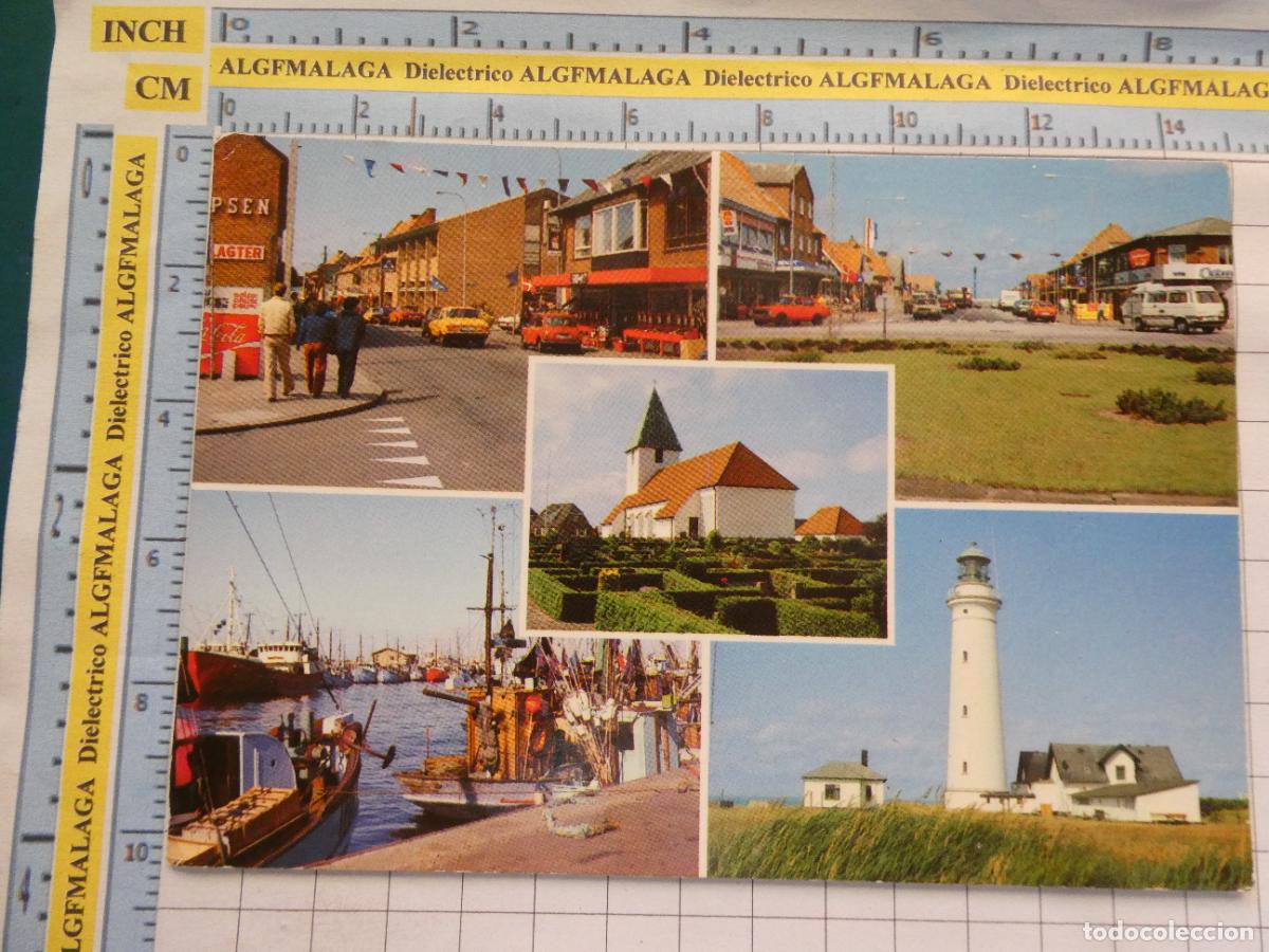 Postcards: POSTAL DE DINAMARCA. HIRTSHALS VISTAS FARO, PUBLICIDAD COCA COLA. 2237