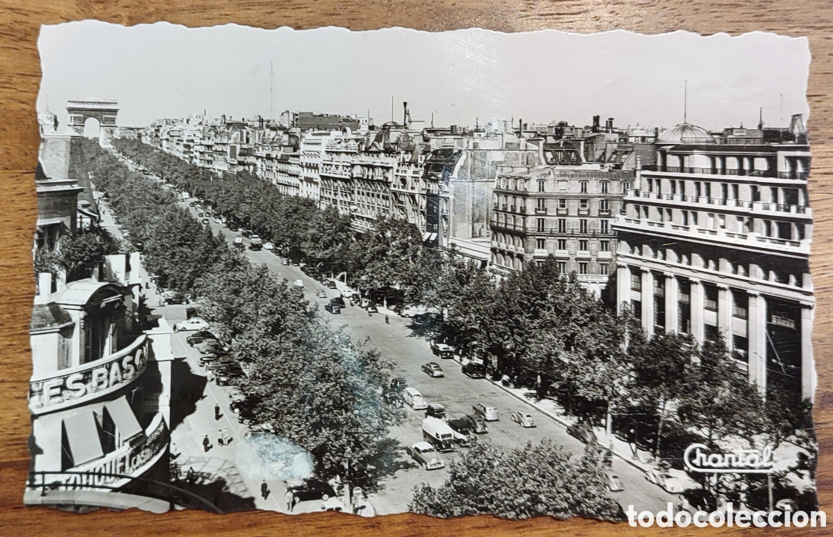 Postales: Postal Par&iacute;s. Chams Elysees. Chantal - Foto 1