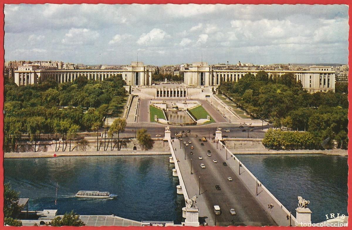 Postales: Francia - Paris : El Palacio de Chaillot - Foto 1