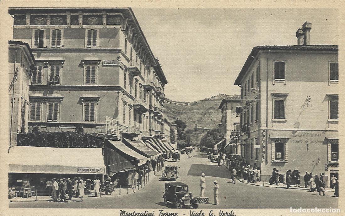 Postales: Montecatini Terme. Viale G. Verdi. Italia. Postal. 9x14 cm. Sin escribir. 1920 aprox.