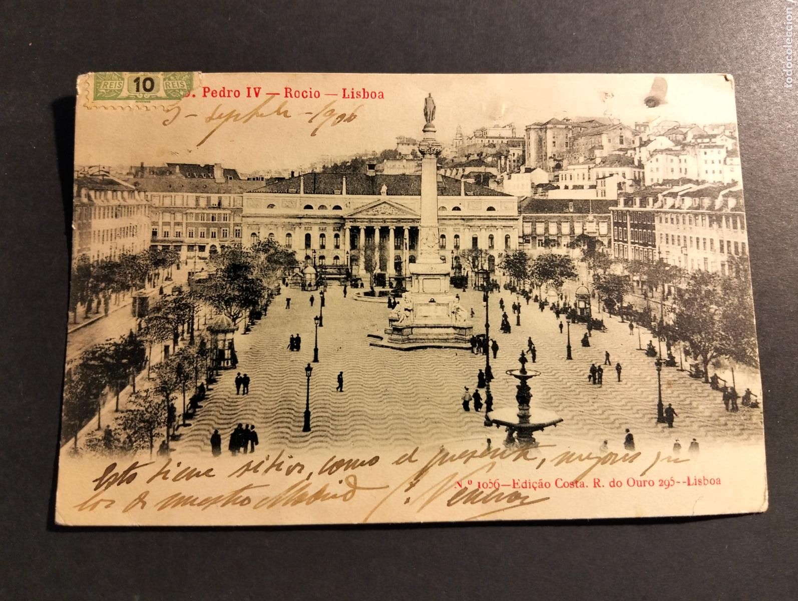 Postales: LISBOA PLAZA DE PEDRO IV - Foto 1