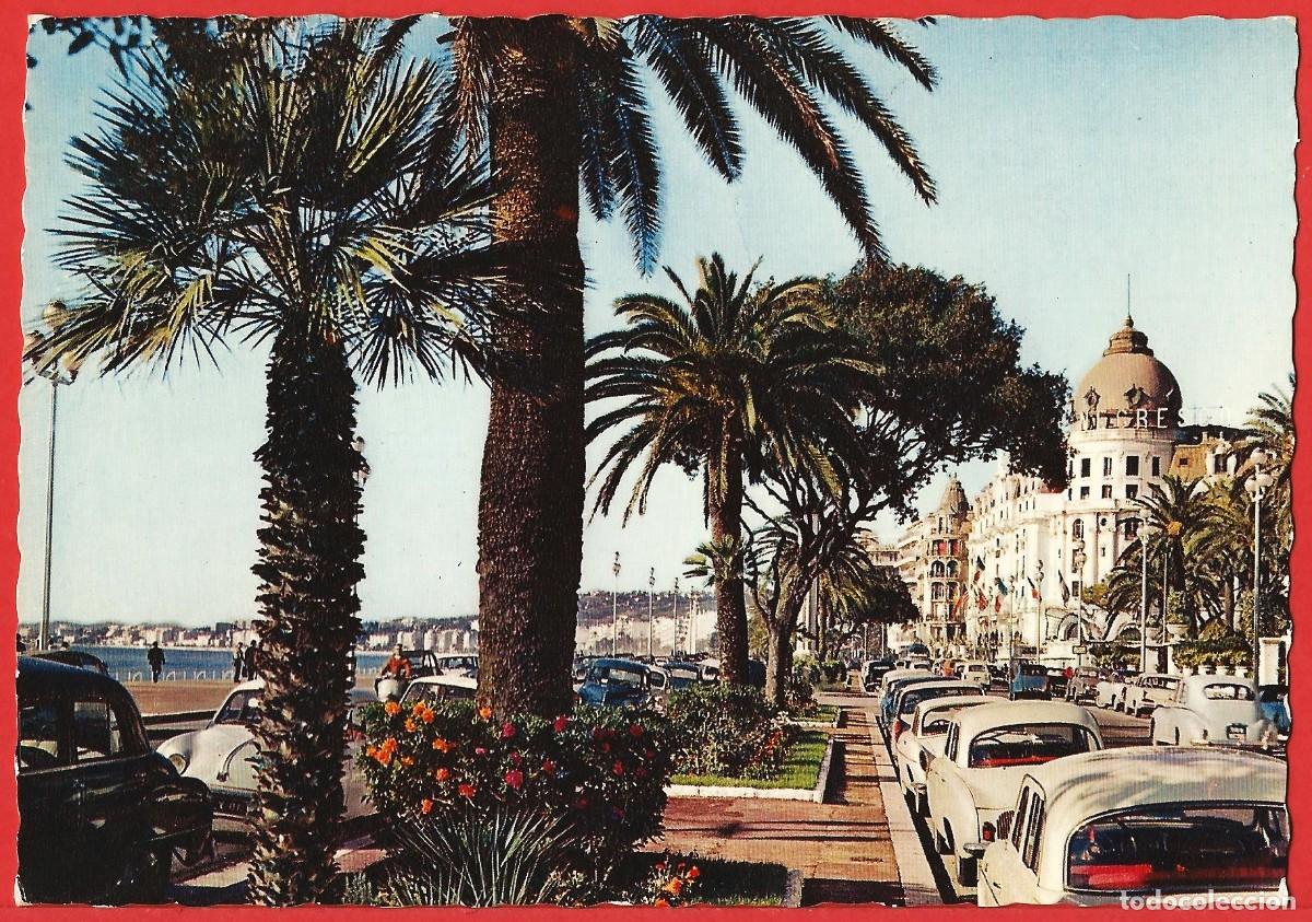 Postais: Francia ( Alpes Mar&iacute;timos 06 ) Niza : Hotel Negresco y el Paseo de los Ingleses