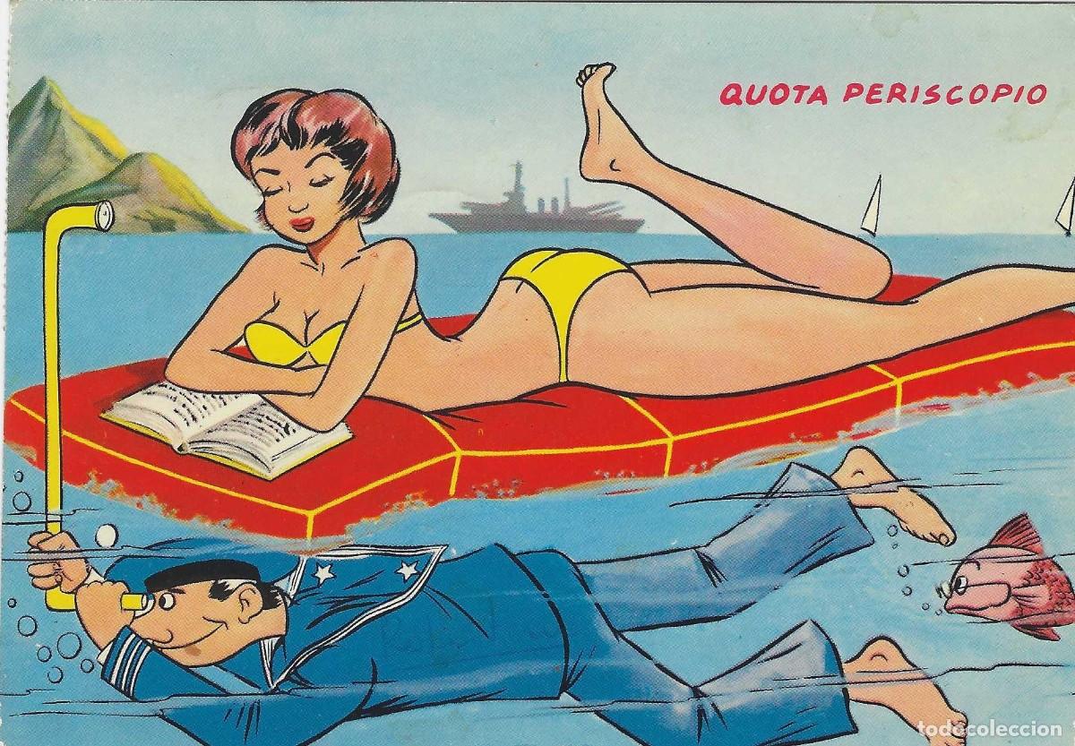 Cartes Postales: ITALIA 1967 - POSTAL DE COMIC, CIRCULADA Y ESCRITA