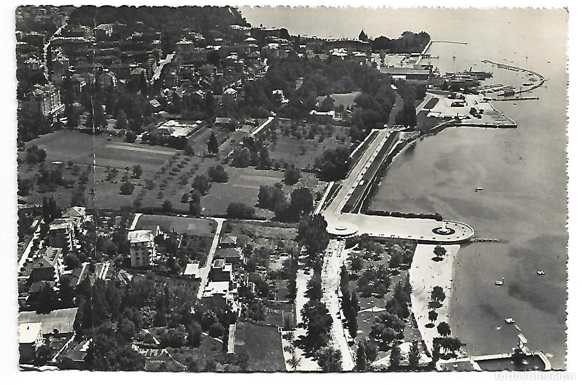 Cartes Postales: PLAGE DE BELLERIVE ET OUCHY.- LAUSANNE / SUIZA