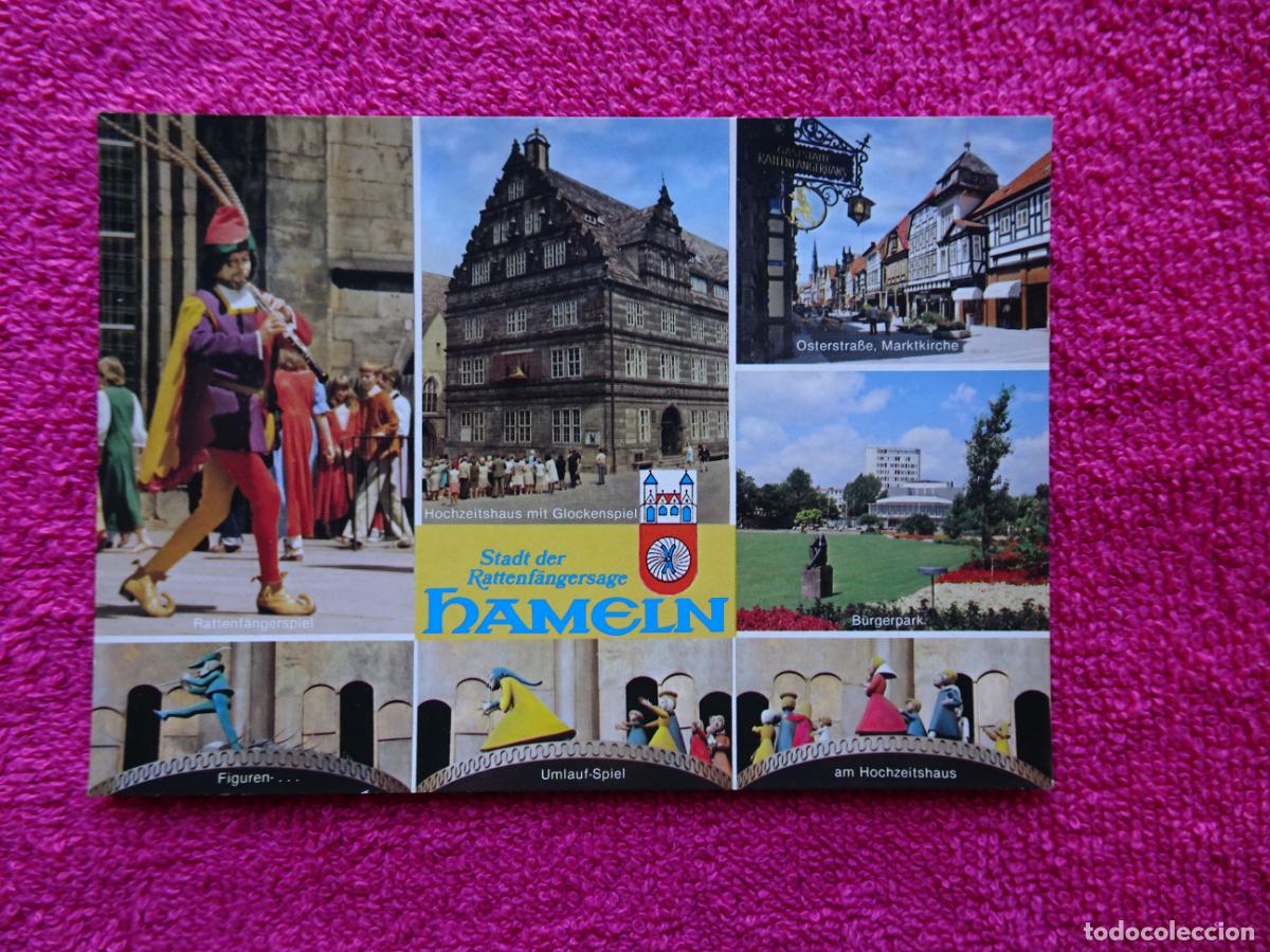 Postales: casa el flautista de hamelin stadt der rattenfangersage 3250 wagner 762 alemania postal sin usar