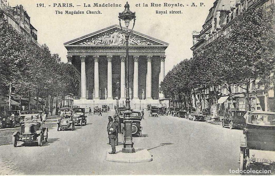 Postkarten: PARIS - 191. LA MADELEINE ET LA ROYALE - A.P. - E. Papeghin