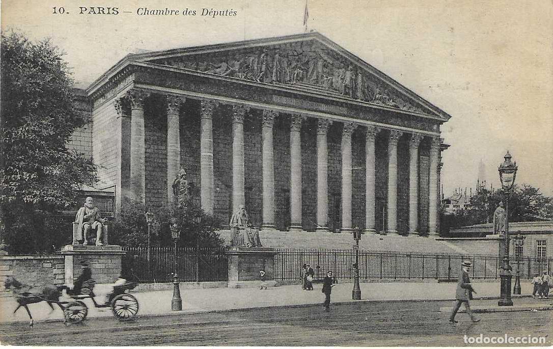 Postkarten: PARIS - 10. CHAMBRE DES D&Eacute;PUT&Eacute;S - CIRCULADA 1919