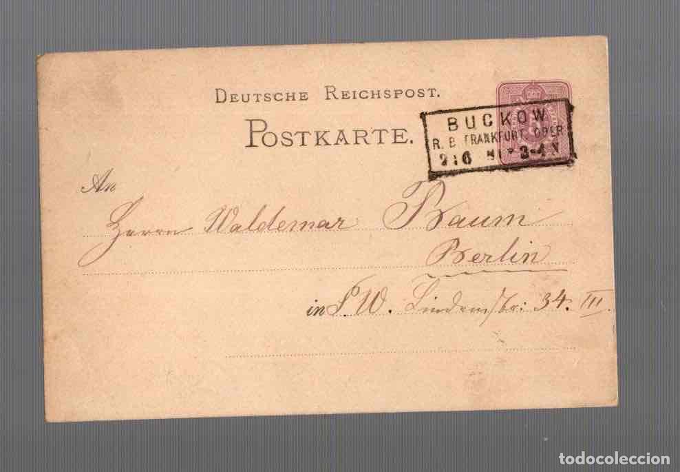 Cartoline: DEUTSCHE REICHSPOST 1881