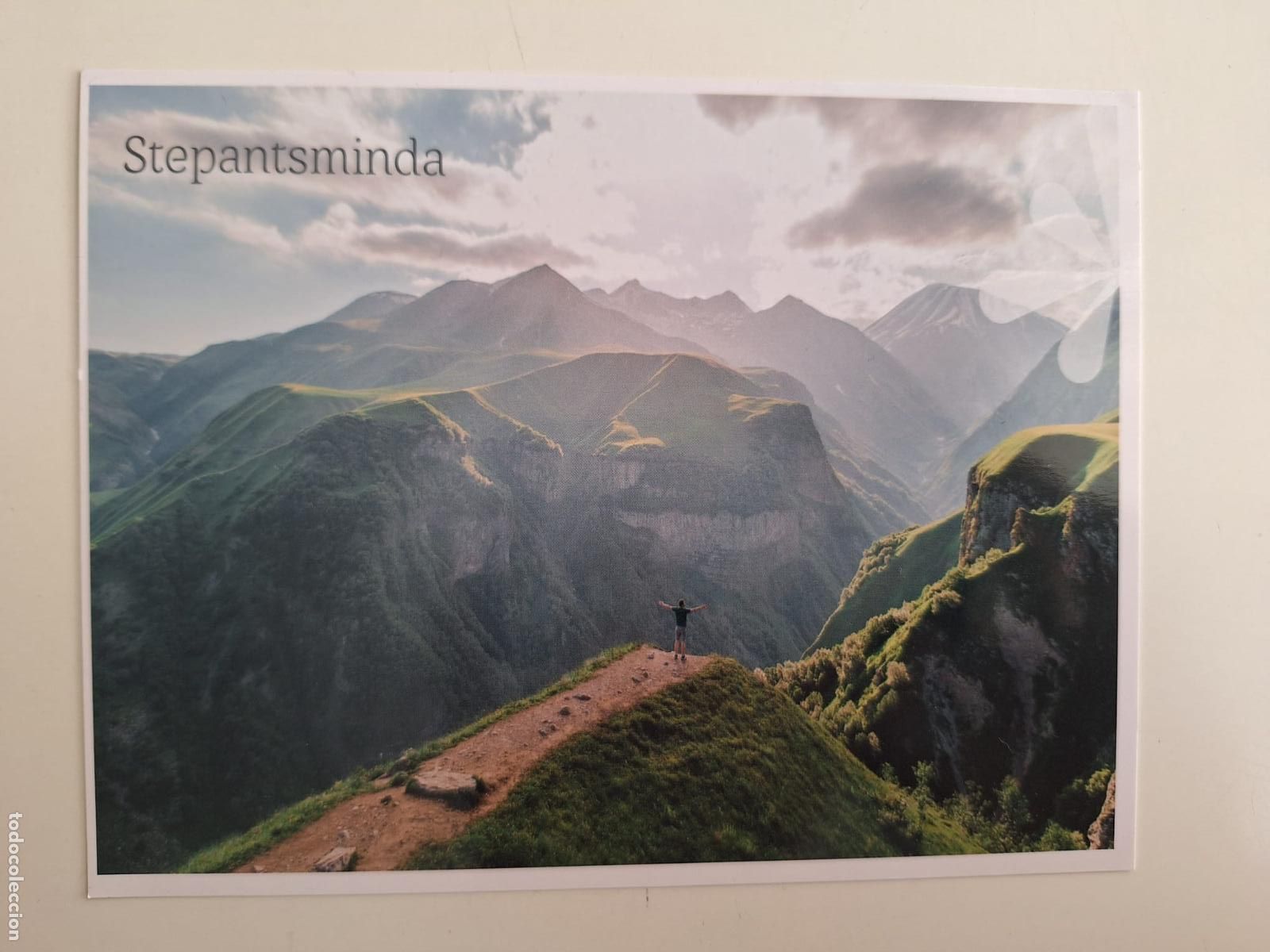 Postales: Tarjeta postal Stepantsminda Regi&oacute;n de Mtsjeta-Mtianeti Gran C&aacute;ucaso Georgia Paisajes