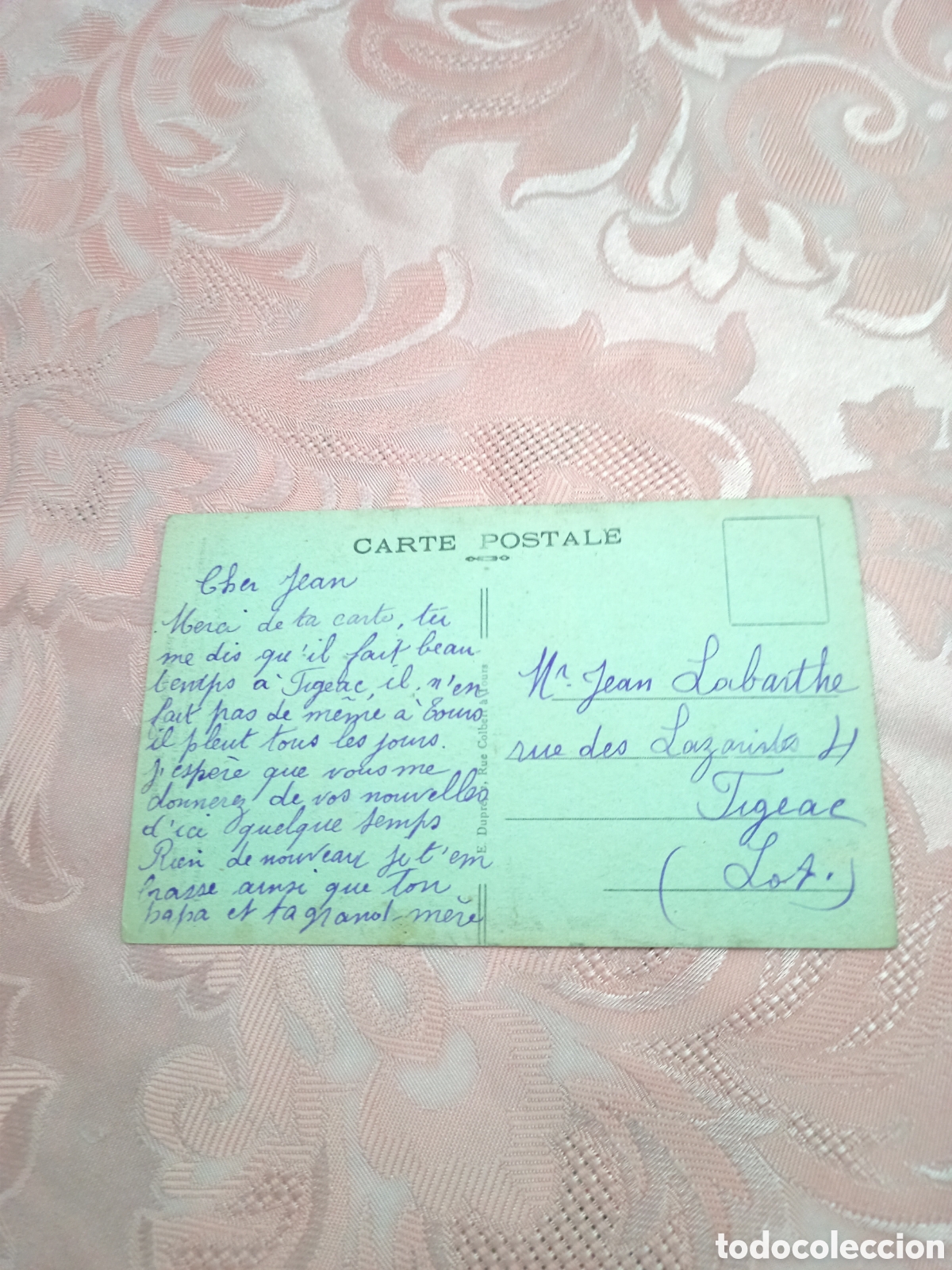Postales: Antigua postal de Tours - Foto 2